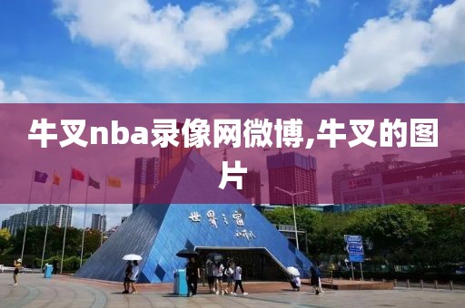 牛叉nba录像网微博,牛叉的图片