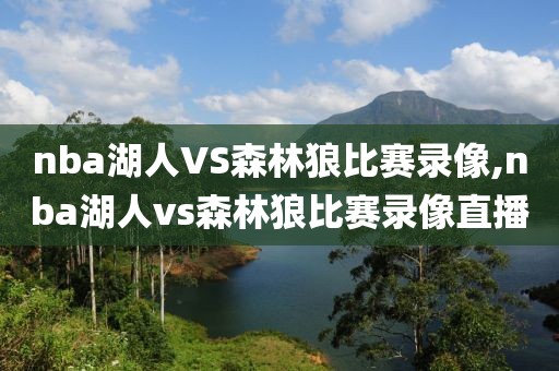 nba湖人VS森林狼比赛录像,nba湖人vs森林狼比赛录像直播