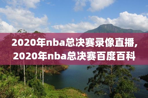 2020年nba总决赛录像直播,2020年nba总决赛百度百科