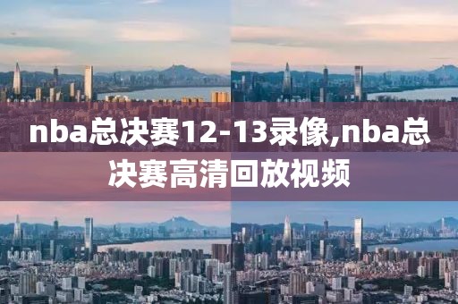 nba总决赛12-13录像,nba总决赛高清回放视频