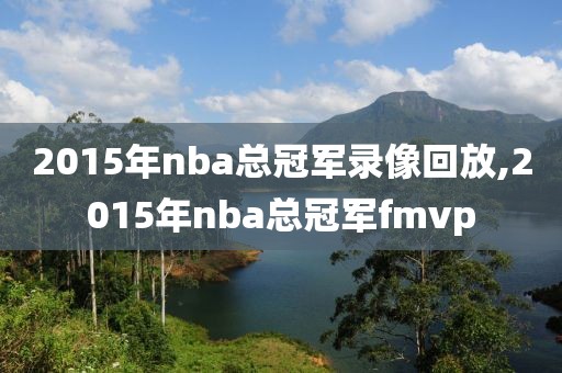 2015年nba总冠军录像回放,2015年nba总冠军fmvp
