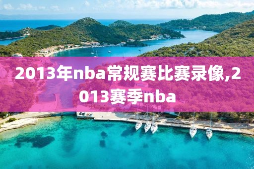 2013年nba常规赛比赛录像,2013赛季nba