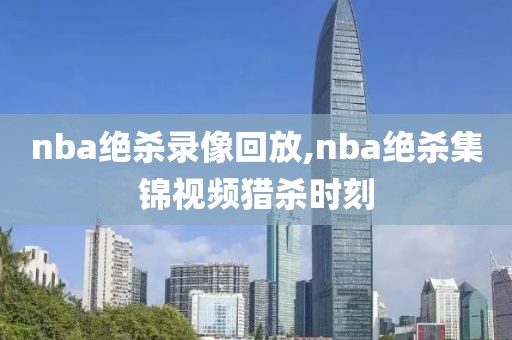 nba绝杀录像回放,nba绝杀集锦视频猎杀时刻