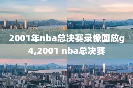 2001年nba总决赛录像回放g4,2001 nba总决赛
