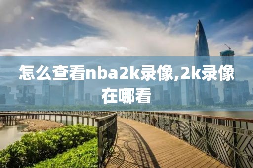 怎么查看nba2k录像,2k录像在哪看