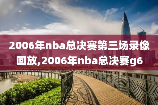 2006年nba总决赛第三场录像回放,2006年nba总决赛g6