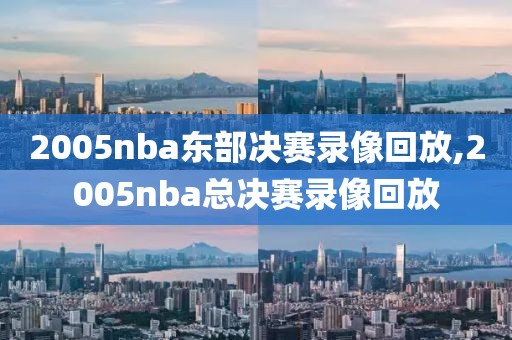 2005nba东部决赛录像回放,2005nba总决赛录像回放